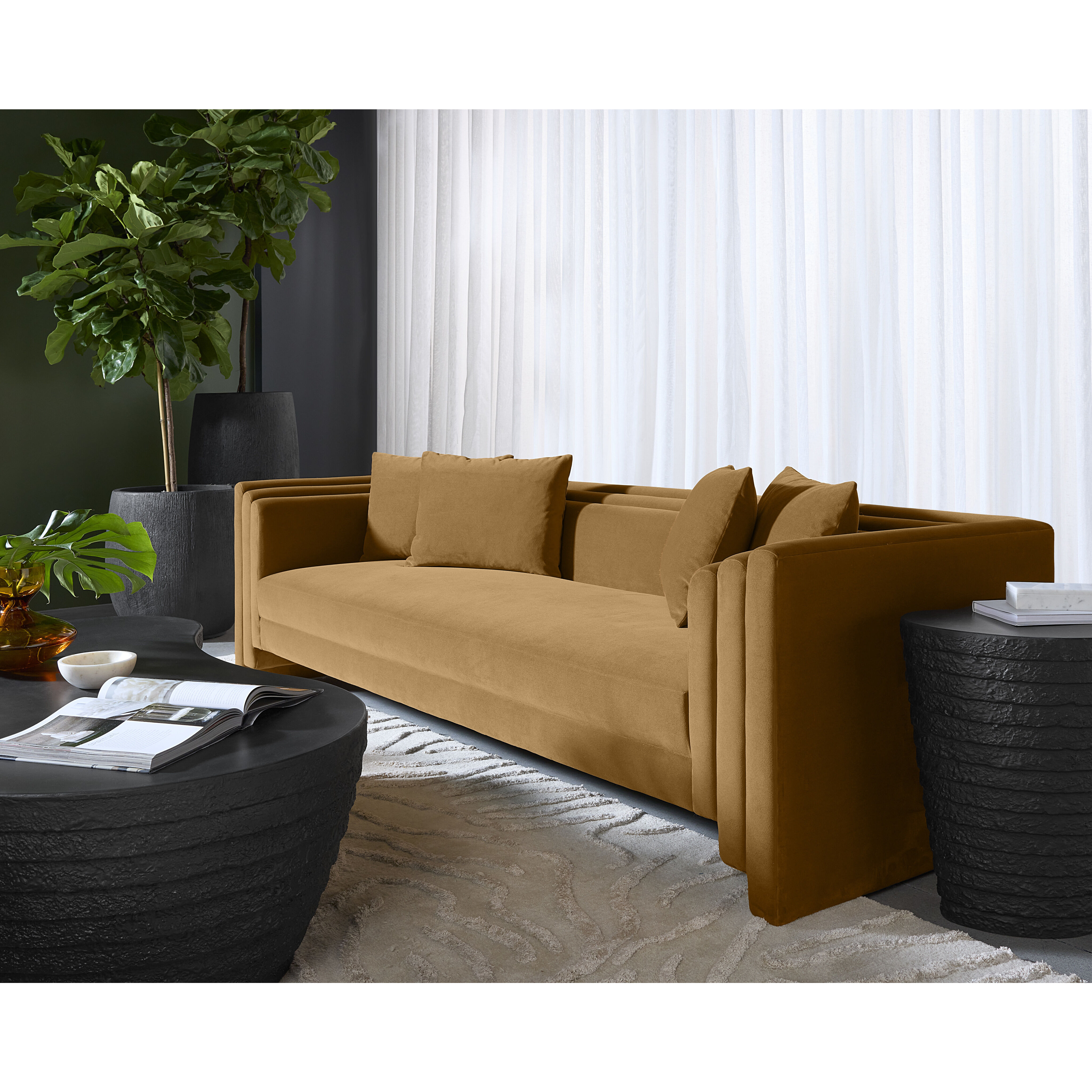 Kira Meg Gold Sofa